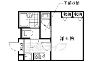 レオパレス花屋町【2階】の間取り