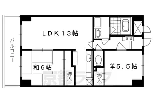 ジェンティール・アドニス【7階】の間取り