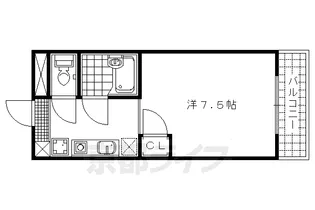 ハイツ山ノ内【305号室】の間取り
