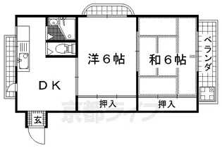 ハイツ紫峯【101号室】の間取り