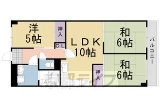 エクセリィ桂【206号室】の間取り