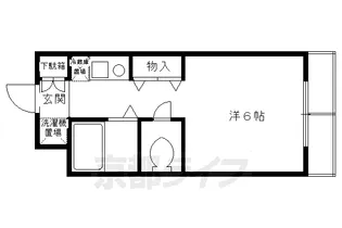 ルーセント西院【305号室】の間取り