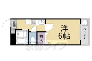 コスモハイツやさか【201号室】の間取り