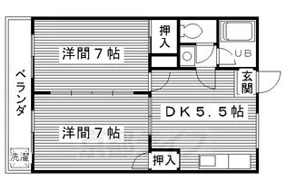 ビラデリンネ【4階】の間取り