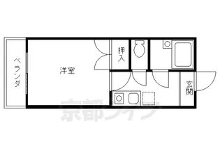 パルコーポ太子道【205号室】の間取り