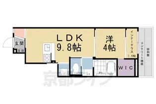 La Pace【101号室】の間取り