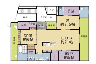 夢空館【1号室】の間取り