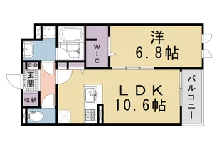 仮称)東砂ノ町プロジェクト【206号室】の間取り