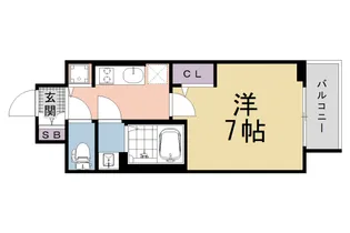 ベラジオレガシー葛野大路八条【210号室】の間取り