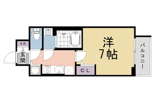 ベラジオレガシー葛野大路八条【1116号室】の間取り