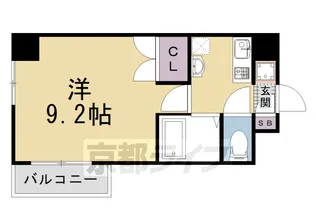 瑞山館【307号室】の間取り