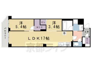 WEST FIELD【4階】の間取り