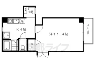 ハイツモナーク【301号室】の間取り