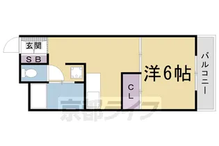コーポオータ【110号室】の間取り