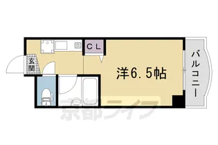京都府京都市右京区西院三蔵町【マンション】の間取り
