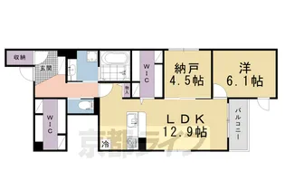 「Foresta御所東」【2階】の間取り