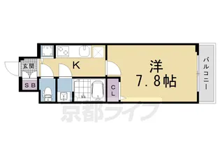 ファステート京都洛南エリーゼ【102号室】の間取り