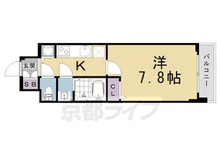 ファステート京都洛南エリーゼ【209号室】の間取り