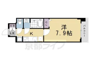 ファステート京都洛南エリーゼ【512号室】の間取り