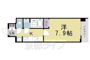 ファステート京都洛南エリーゼ【320号室】の間取り
