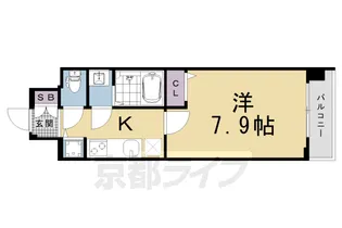 ファステート京都洛南エリーゼ【116号室】の間取り