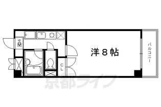 1Kの間取り画像