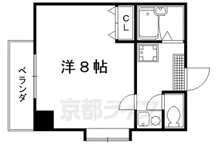 1Kの間取り画像