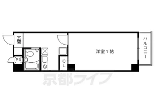 アーバンハウスA&UⅡ【207号室】の間取り