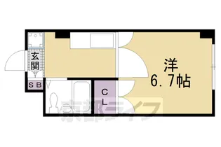 1Kの間取り画像