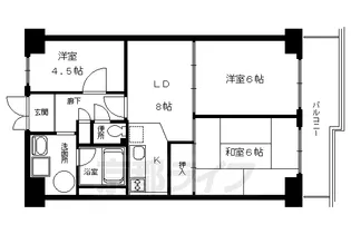 マンハイム五条【406号室】の間取り