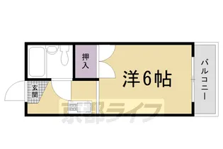 フローライト【306号室】の間取り