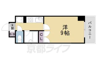 パインフィールド壬生【906号室】の間取り