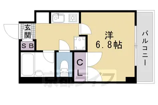 京都府京都市中京区壬生御所ノ内町【マンション】の間取り