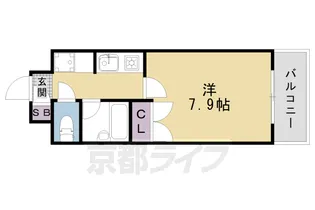 パインフィールド壬生【108号室】の間取り