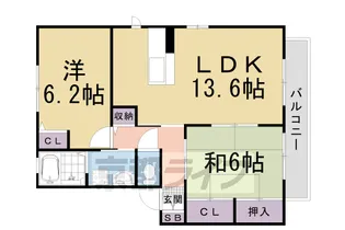 ブルーム(Bloom)【201号室】の間取り