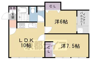 KGマンション【2階】の間取り