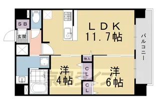 CREST TAPP十条【703号室】の間取り