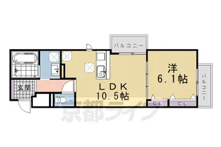 ブランヌーボー【2階】の間取り