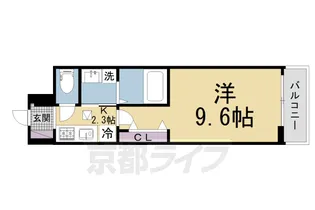 カーサ・ミニヨン【1階】の間取り