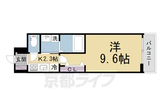 カーサ・ミニヨン【2階】の間取り