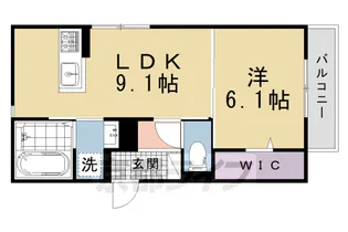Kitaoji Residence【2階】の間取り