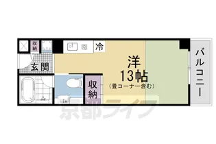 バックス大津雄琴レイクヒルズ【307号室】の間取り