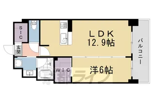 STANDZ西院【7階】の間取り