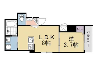 F asecia Kuulei【1階】の間取り