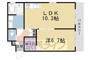 グレース大原【205号室】の間取り