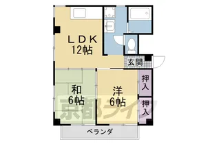 伸栄ハイツ【301号室】の間取り