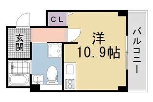 ダブルツリー7番館【3階】の間取り