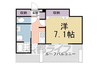 ダブルツリー7番館【5階】の間取り