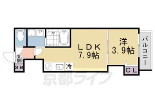 F asecia Orcus【1階】の間取り