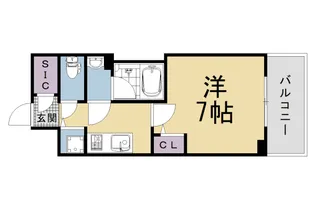 ベラジオ雅び京都七条ウエストⅡ【4階】の間取り